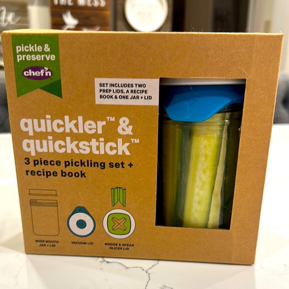 NWT Chef’n Quickler & Quickstick Pickling Kit
